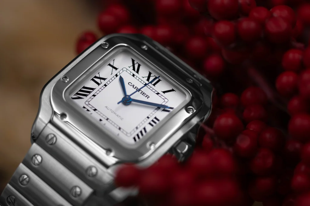 Montre Cartier Santos, packshot